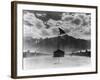 War Relocation Authority Center, Where Evacuees of Japanese Ancestry of WWII Reside-Dorothea Lange-Framed Photographic Print