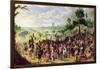 War Scene-Sebastian Vrancx-Framed Giclee Print