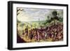 War Scene-Sebastian Vrancx-Framed Giclee Print