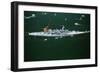 War Ship in New York Harbor, New York City, New York, July 4, 1986-null-Framed Photographic Print