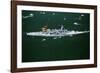 War Ship in New York Harbor, New York City, New York, July 4, 1986-null-Framed Photographic Print