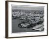 War Ships Docked at the Port of Miami, C.1950-null-Framed Photographic Print