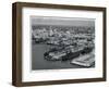 War Ships Docked at the Port of Miami, C.1950-null-Framed Photographic Print