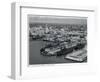 War Ships Docked at the Port of Miami, C.1950-null-Framed Photographic Print