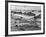 War Supply Point Scene near Beach-null-Framed Photographic Print