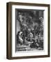 War Torn Scene in Rome-null-Framed Giclee Print