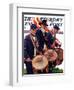 "War Veterans," Saturday Evening Post Cover, June 1, 1935-Maurice Bower-Framed Giclee Print