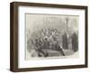War with Russia, the Lord Chancellor Reading the Queen's Message to the House of Lords-null-Framed Giclee Print