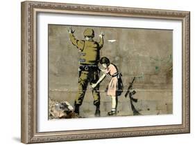 War-Banksy-Framed Giclee Print