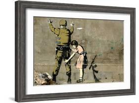 War-Banksy-Framed Giclee Print