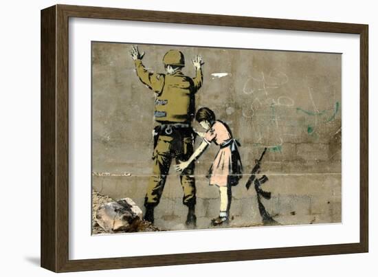 War-Banksy-Framed Giclee Print