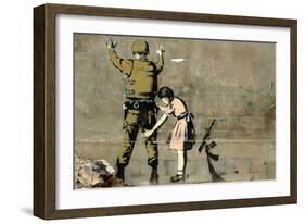 War-Banksy-Framed Giclee Print