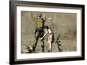 War-Banksy-Framed Giclee Print