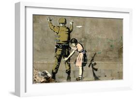 War-Banksy-Framed Giclee Print