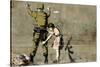 War-Banksy-Stretched Canvas