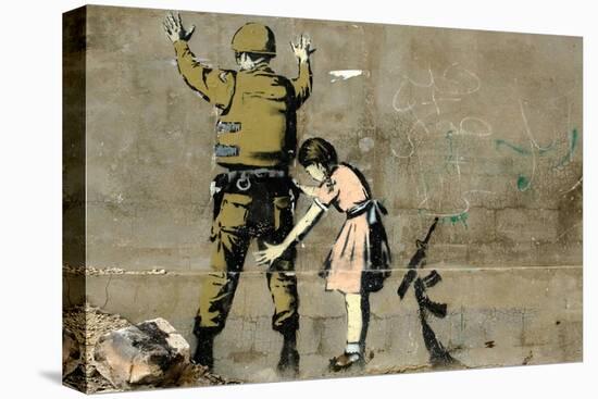 War-Banksy-Stretched Canvas