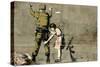 War-Banksy-Stretched Canvas