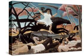 War-Henri Rousseau-Stretched Canvas