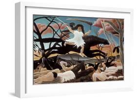 War-Henri Rousseau-Framed Art Print