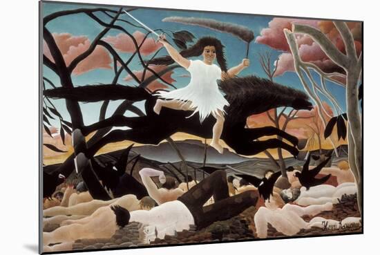 War-Henri Rousseau-Mounted Art Print