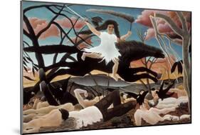 War-Henri Rousseau-Mounted Art Print