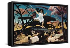 War-Henri Rousseau-Framed Stretched Canvas