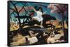 War-Henri Rousseau-Framed Stretched Canvas