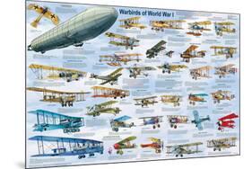 Warbirds of World War I-null-Mounted Poster
