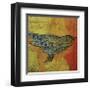 Warbler No. 1-John Golden-Framed Giclee Print