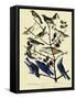 Warblers and Bluebirds-John James Audubon-Framed Stretched Canvas