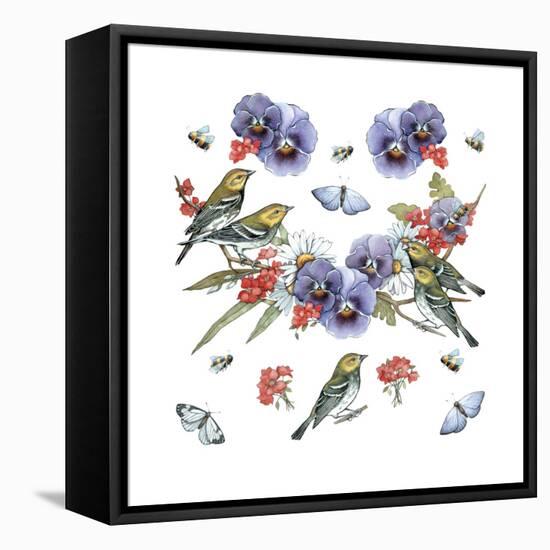 Warblers-null-Framed Stretched Canvas