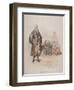 Ward Beadle in Civic Costume, Holding a Staff, at a Wardmote Inquest, 1805-William Henry Pyne-Framed Giclee Print