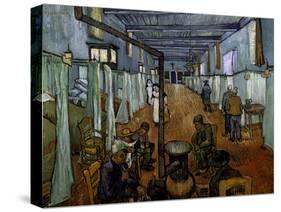 Ward in the Arles Hospital-Vincent van Gogh-Stretched Canvas