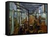 Ward in the Arles Hospital-Vincent van Gogh-Framed Stretched Canvas