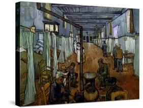 Ward in the Arles Hospital-Vincent van Gogh-Stretched Canvas