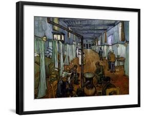 Ward in the Arles Hospital-Vincent van Gogh-Framed Giclee Print