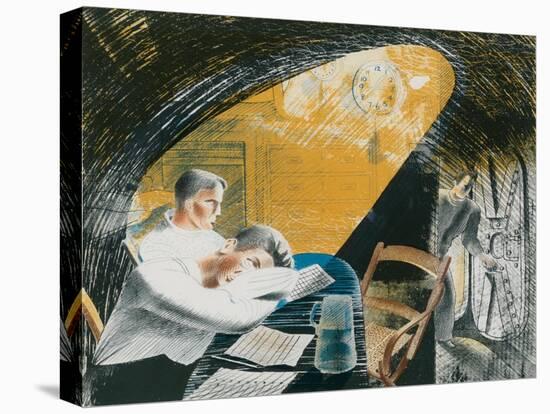 Ward Room Number 1, 1941-Eric Ravilious-Stretched Canvas