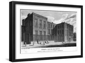 Ward's House, Hackney, London, 1805-Samuel Rawle-Framed Giclee Print