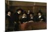 Wardens of the Amsterdam Drapers Guild-Rembrandt van Rijn-Mounted Art Print