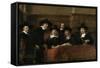 Wardens of the Amsterdam Drapers Guild-Rembrandt van Rijn-Framed Stretched Canvas