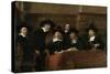 Wardens of the Amsterdam Drapers Guild-Rembrandt van Rijn-Stretched Canvas