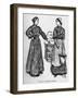 Wardress and Suffragette Inmate, Holloway Prison-null-Framed Art Print