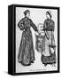 Wardress and Suffragette Inmate, Holloway Prison-null-Framed Stretched Canvas