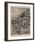 Ware Long Tom, a Warning from the Sentry-Henry Marriott Paget-Framed Giclee Print