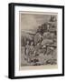 Ware Long Tom, a Warning from the Sentry-Henry Marriott Paget-Framed Giclee Print