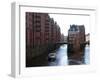 Warehouse District at Poggenmuhle, Hamburg, Germany, Europe-Hans Peter Merten-Framed Photographic Print