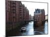 Warehouse District at Poggenmuhle, Hamburg, Germany, Europe-Hans Peter Merten-Mounted Photographic Print