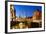 Warehouse District ( Speicherstadt ) of Hamburg at Night with View towards the City Center Includin-Inga Nielsen-Framed Photographic Print