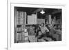 Warehouse, M. Ogi, Manager; S. Sugimoto, Manager of Co-Op; Bunkichi Hayashi-Ansel Adams-Framed Art Print