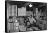 Warehouse, M. Ogi, Manager; S. Sugimoto, Manager of Co-Op; Bunkichi Hayashi-Ansel Adams-Framed Stretched Canvas